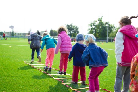 Kinder, Sport, Tanzen, Spielen